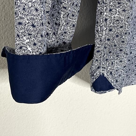 TED BAKER LONDON SLIM FIT FLORAL PRINT DRESS SHIRT SIZE 15.5 - Picture 3 of 7